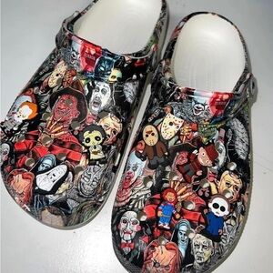 Colorful Graphic Clogs